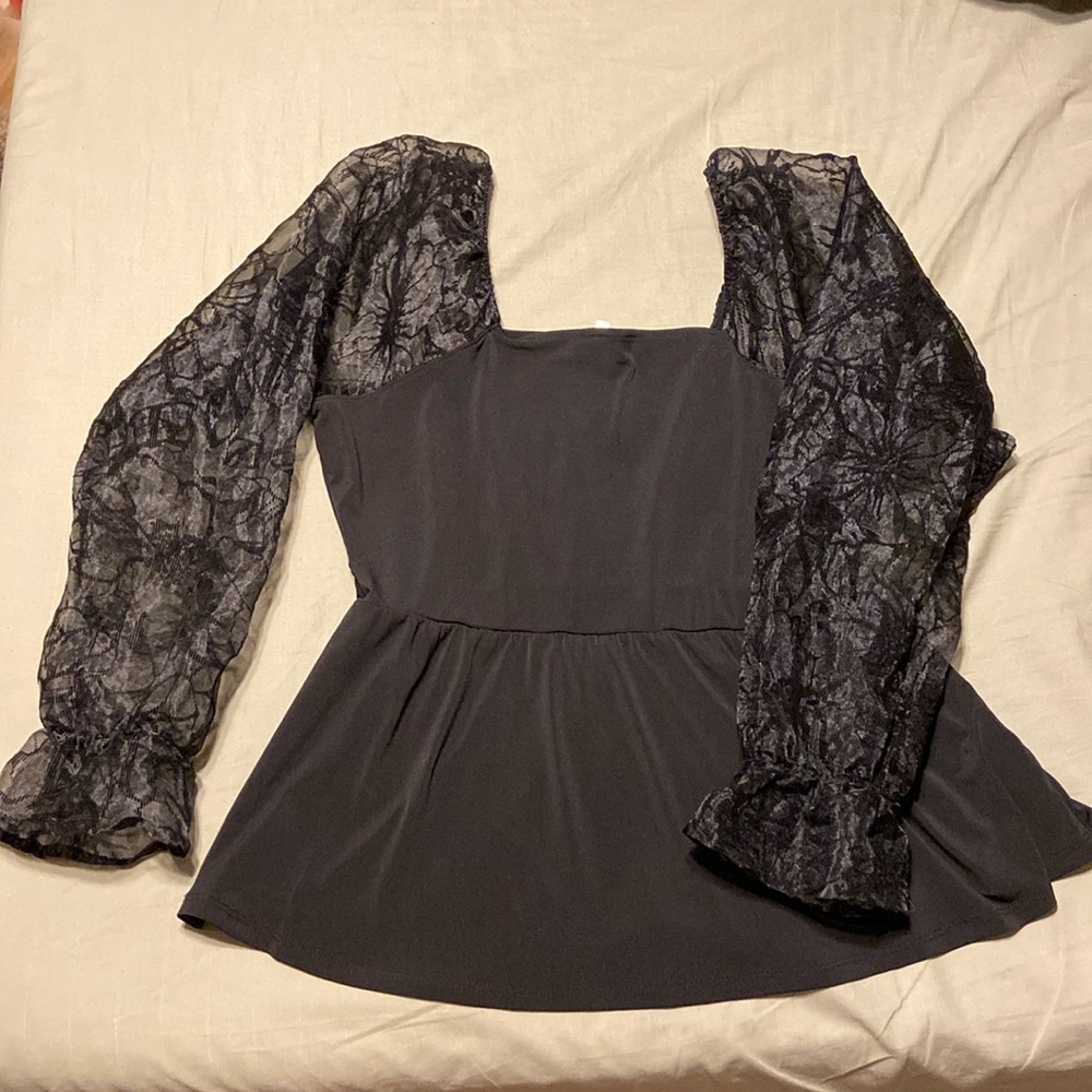 Black Peplum Maurice’s